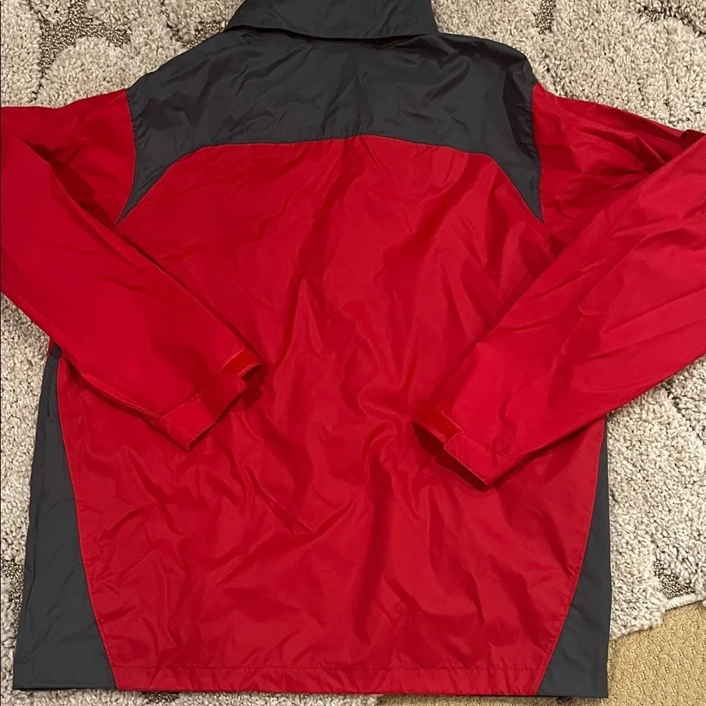 Columbia Bold Red and Charcoal Jacket, Large
